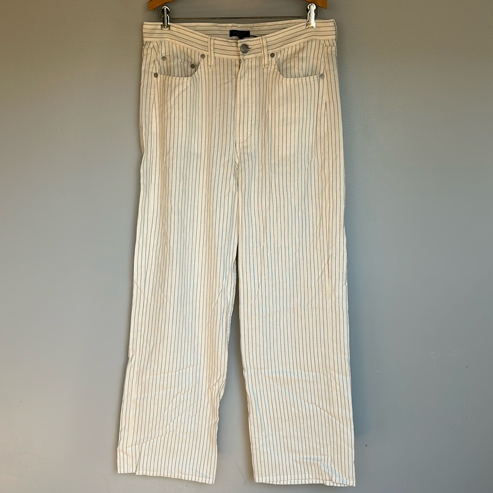 Rag & Bone Women’s Striped Linen Jean 12